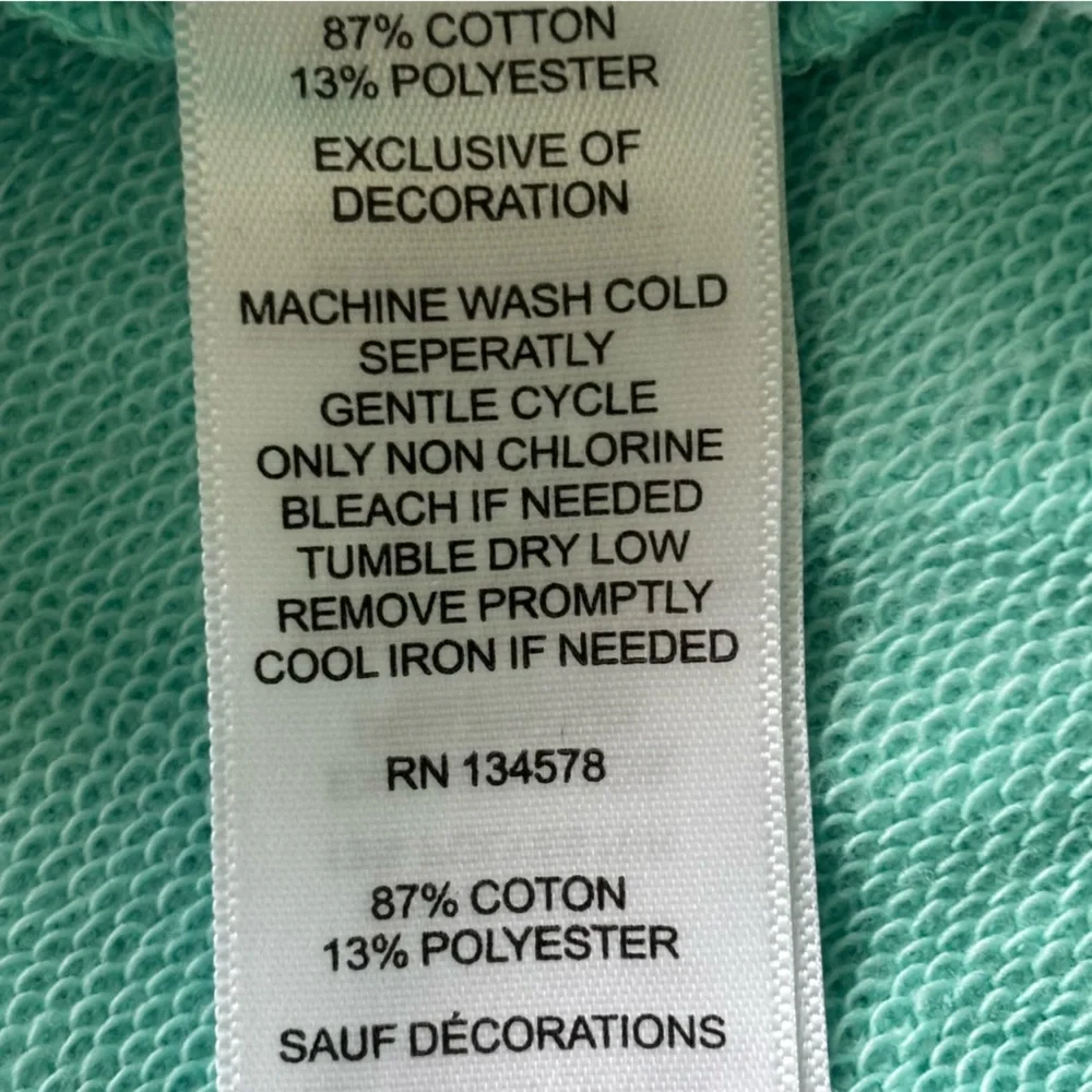 Vineyard Vines Mint Green Quarter Zip Sweatshirt - Picture 7 of 7